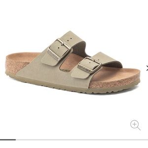 Birkenstock Vegan Arizona Khaki Regular Fit Size 39